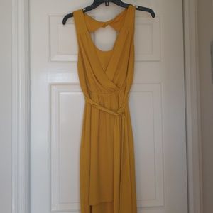 Express chiffon hi low dress